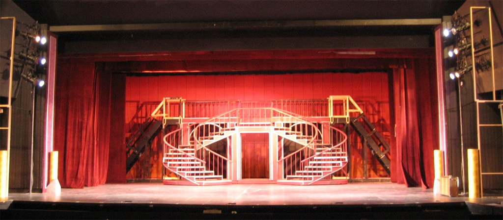 Stage Stairs Design Curved Staircase By Tim Mahoney Set Design