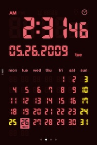 LCDClock screen